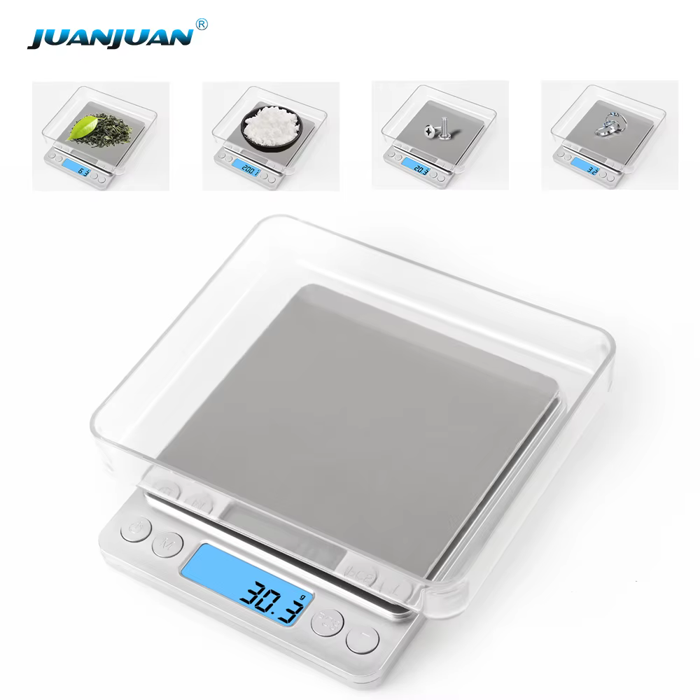 Balance de cuisine numérique 3Kg/500G 0.01g, balances de bijoux de précision, pesage pour régime alimentaire, Balance postale, mesure électronique LCD