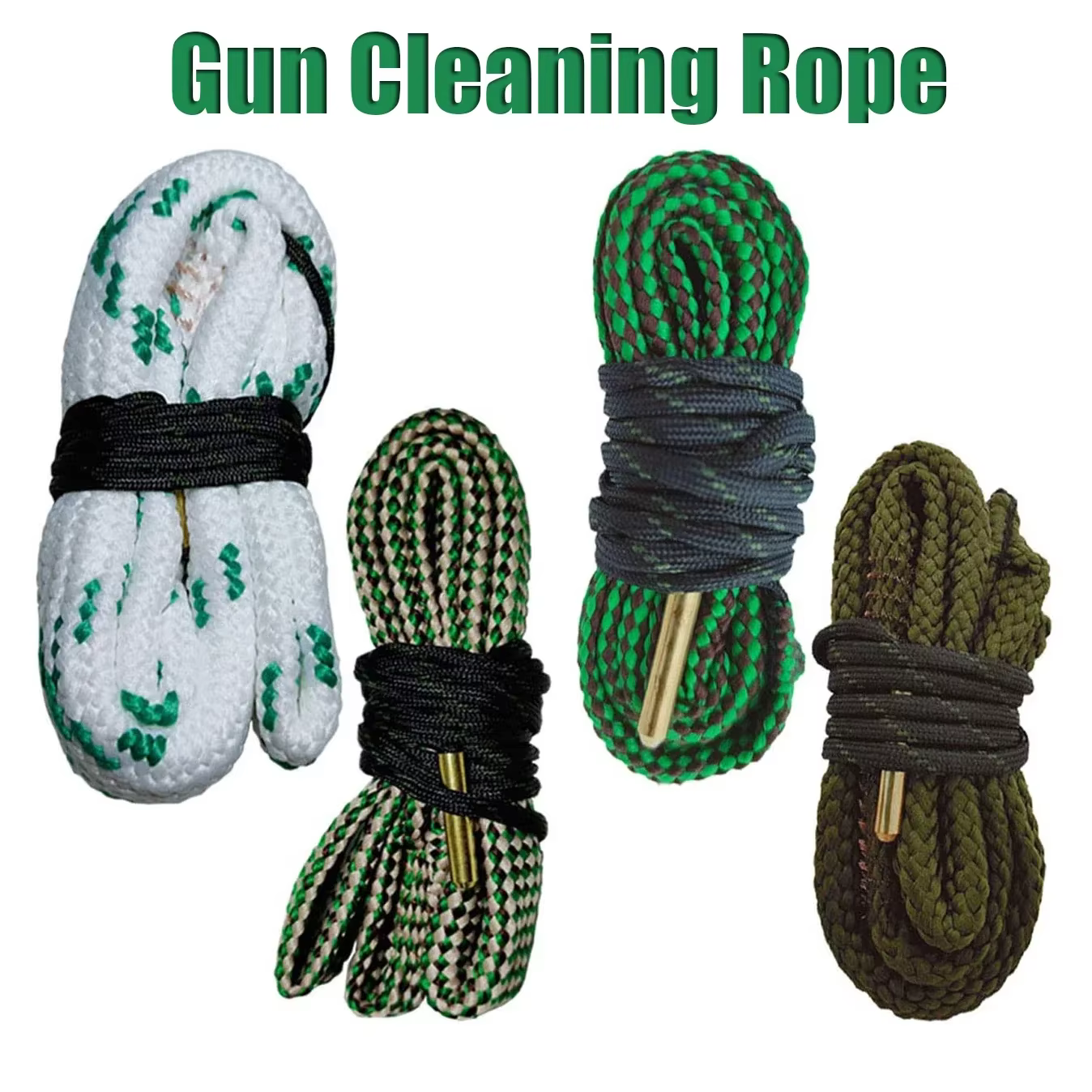 Kit de nettoyage tactique pour fusils de chasse G01 à G04, accessoires, baril de nettoyage, corde de calibre 12ga 20ga.22.223.308 7.62x39 sport