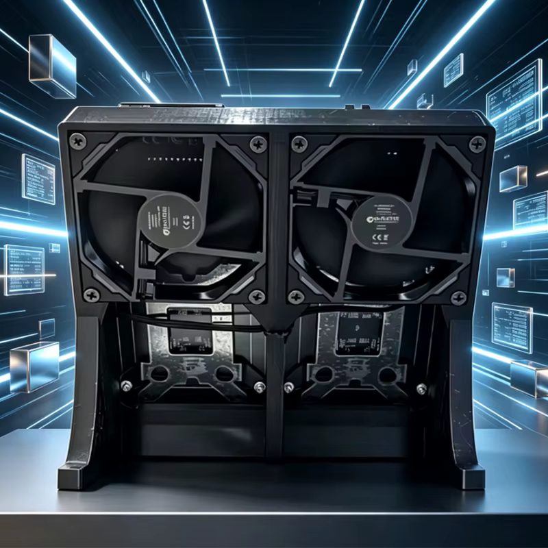 Nouveau 2026 Miner NerdOctaxeY Rev3.1 12T avec alimentation, Mineur BTC Solo Nerd Octaxe 12T, Mineur Chanceux à Double Ventilateur Nerdqaxe++ 12T, En Stock