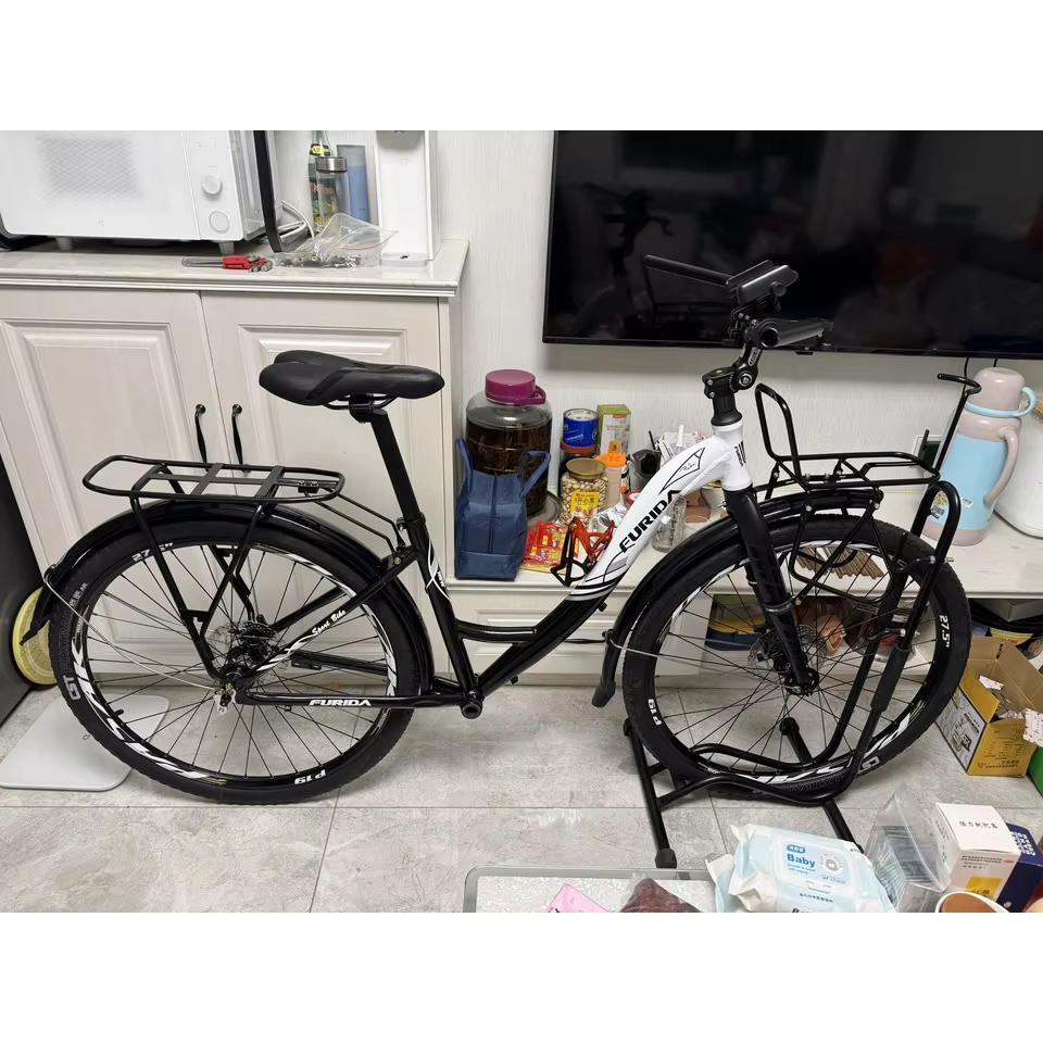 Cadre de vélo vtt en alliage d'aluminium, 26 pouces/700c, cadre de vélo de route