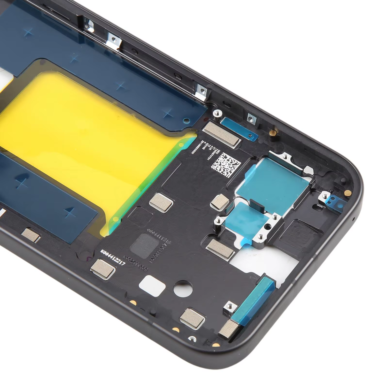 Cadre intermédiaire en aluminium pour Google Pixel 9a 6.3'', GXQ96 / GTF7P / G3Y12 9A – Pièce de rechange pour réparation de la lunette du téléphone