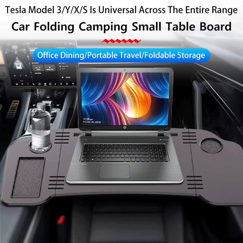 Pour Tesla modèle 3Y Highland Juniper voiture monté Table conseil multifonctionnel ordinateur bureau Table à manger pliante petite Table conseil