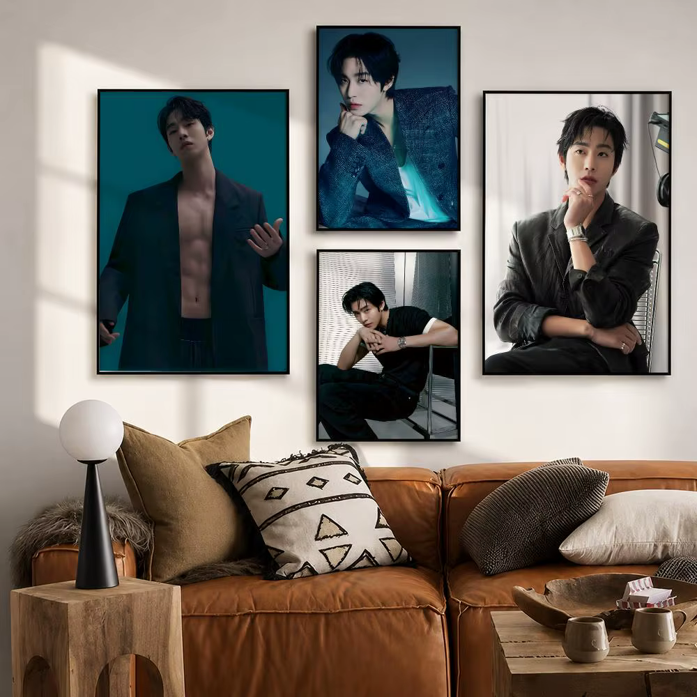 Affiche de l’acteur Ahn Hyo-seop, affiche haute définition, décoration murale, adhésif sans laisser de traces, idéale pour la maison, le café ou le bureau, un excellent cadeau.