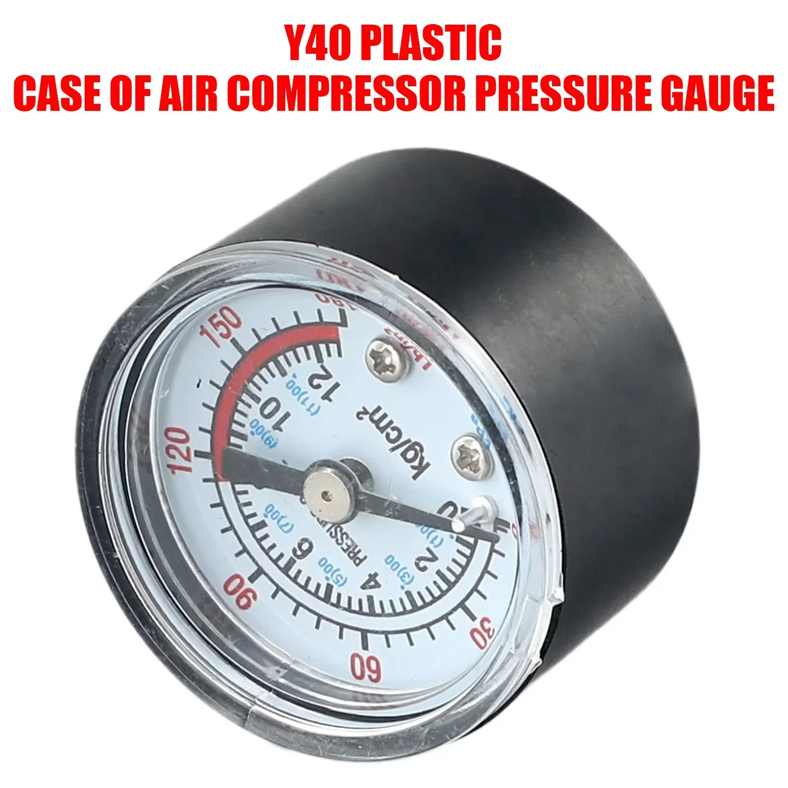 Manomètre de pression de fluide hydraulique pneumatique, compresseur d'air, baromètre, manomètre 0-12Bar 0-180PSI, outil de pression d'air pneumatique 12311