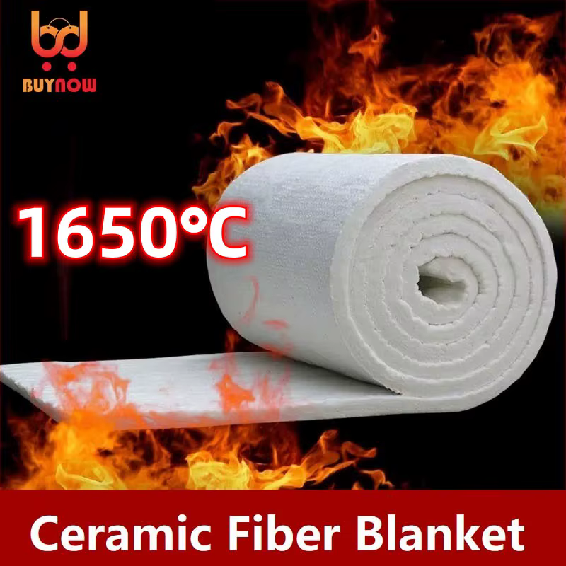 NOUVEAU 1650 ℃   Couverture en Fiber de céramique, roulement en Zirconium résistant aux hautes températures, coton isolant résistant au feu, 10mm 20mm 30mm