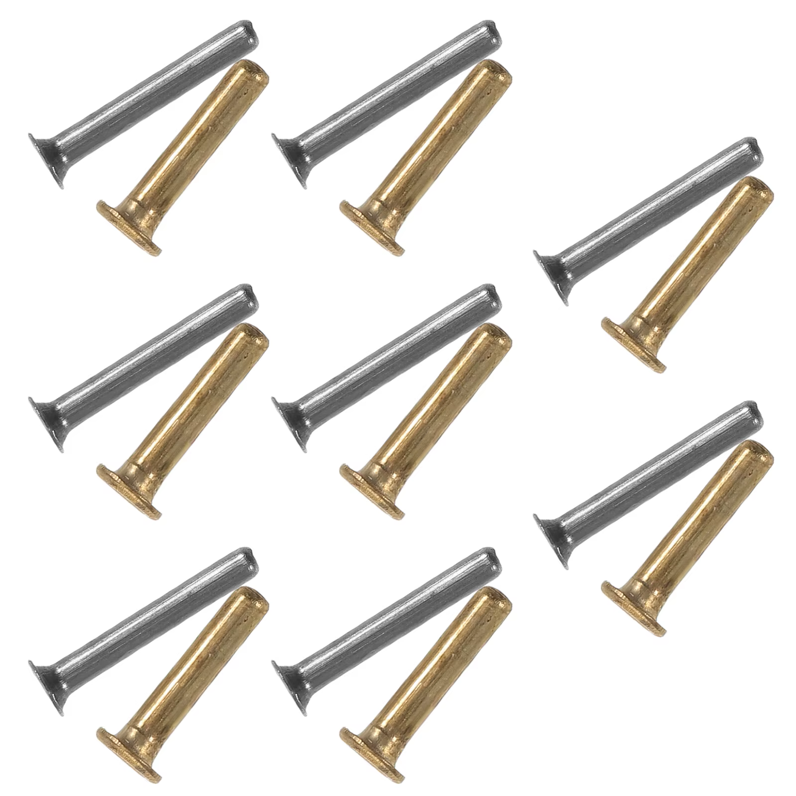 Kit de Rivets de cadre de parapluie, 16 pièces, accessoires de Cage nervurée pour parapluies, pièces de rechange, accessoire d'assemblage en alliage, petit