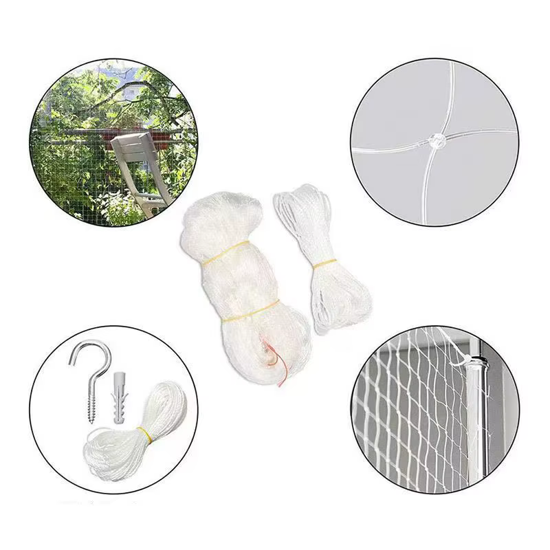 Maille Anti-chute pour animaux de compagnie, clôture de sécurité pour chat, filet de protection pour écran de balcon en Nylon