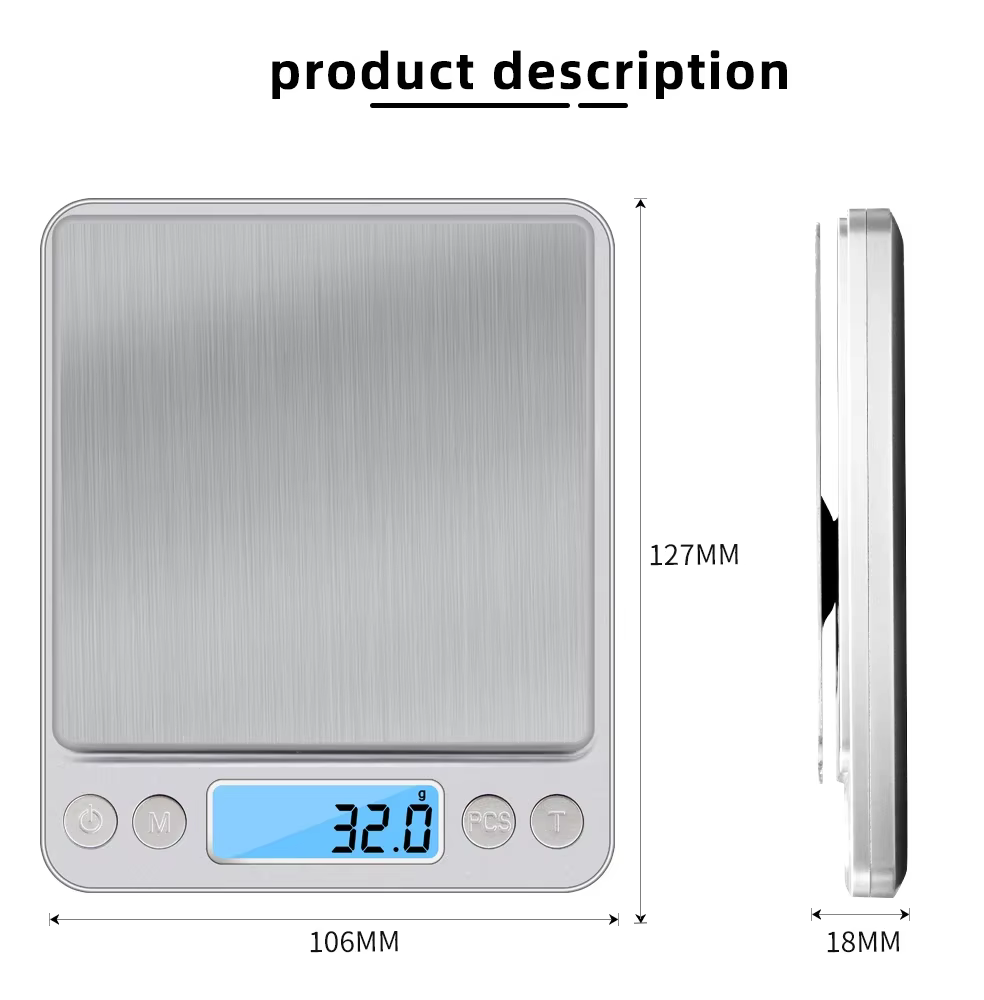 Spécifications multiples Balance numérique balances de précision pesage de bijoux pour régime alimentaire Balance postale mesure LCD électronique