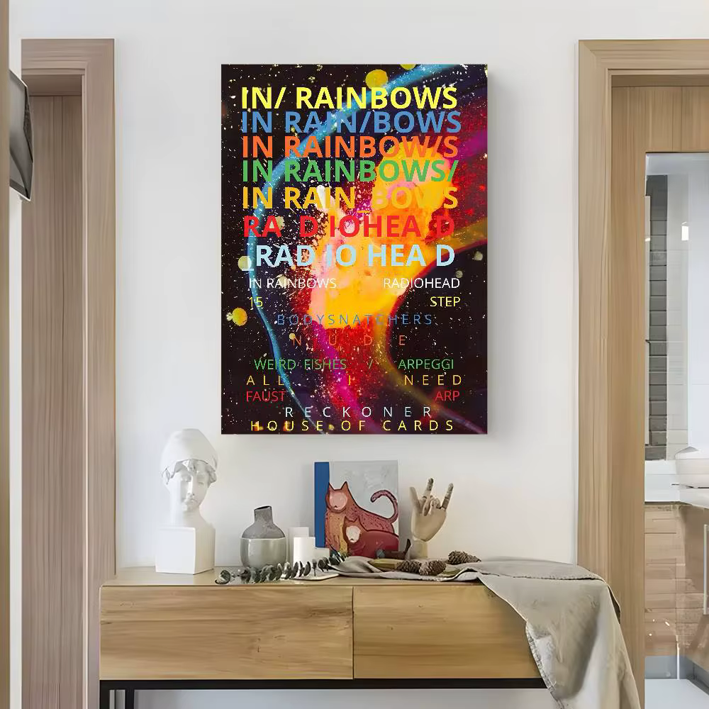 R-Radiohead – affiche arc-en-ciel