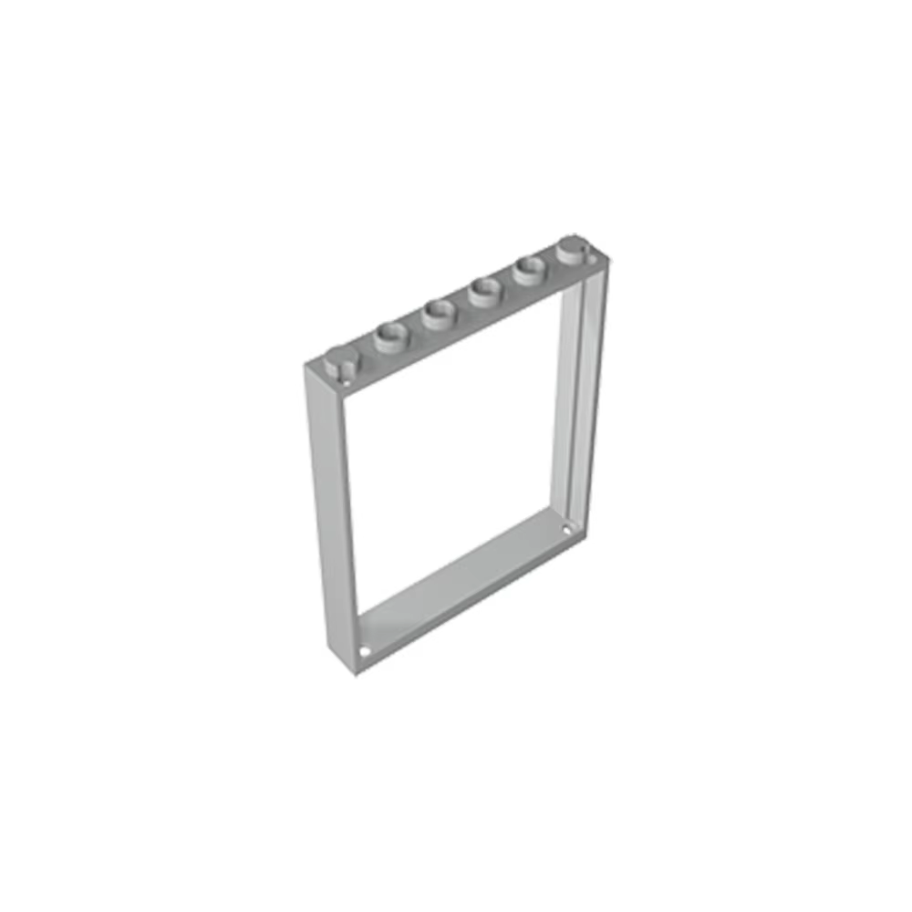 Gobricks 10 pièces GDS-90443 cadre de porte briques 1x6x6 pièces compatibles MOC bloc de construction adulte enfants éducation bricolage jouet créatif