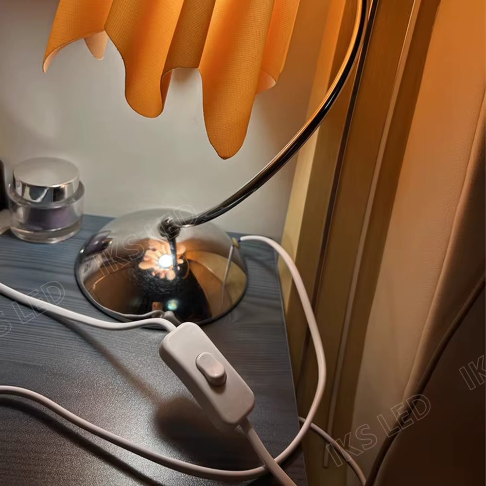1.8M EU/US Plug 220V fil électrique LED variateur câble modulateur de lumière lampe ligne variateur contrôleur pour lampe de Table
