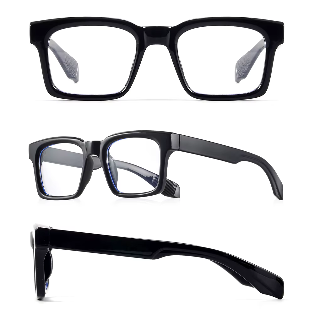CRIXALIS carré Anti lumière bleue lunettes pour femmes et hommes cadre noir beauté naturelle artefact lunettes ordinateur lunettes