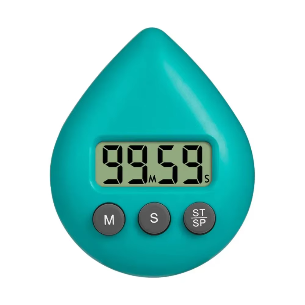 Minuterie étanche goutte d'eau, douche résistante aux éclaboussures, Type ventouse, horloge numérique de salle de bain, accessoires de cuisine à domicile