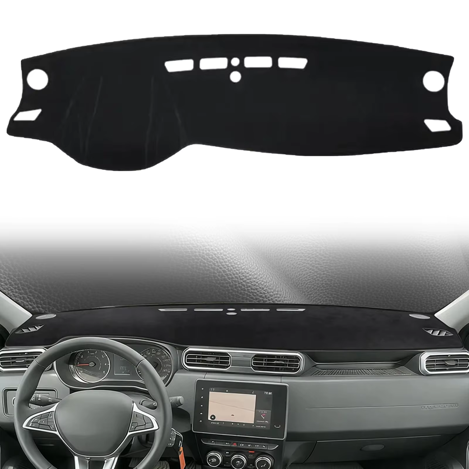Pour Renault Dacia Duster 2023 2022 2021-2018 ​ ​ Tapis de tableau de bord pour voiture, protection solaire, accessoires