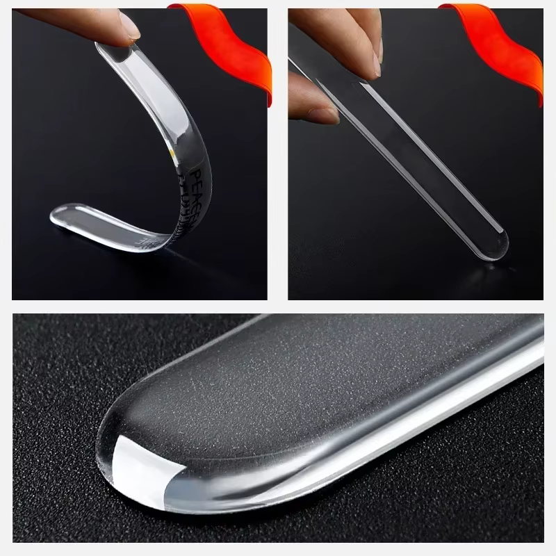 Plaque de protection Anti-collision pour rétroviseur, autocollant pour bord de porte de voiture, bandes de Protection transparentes anti-rayures