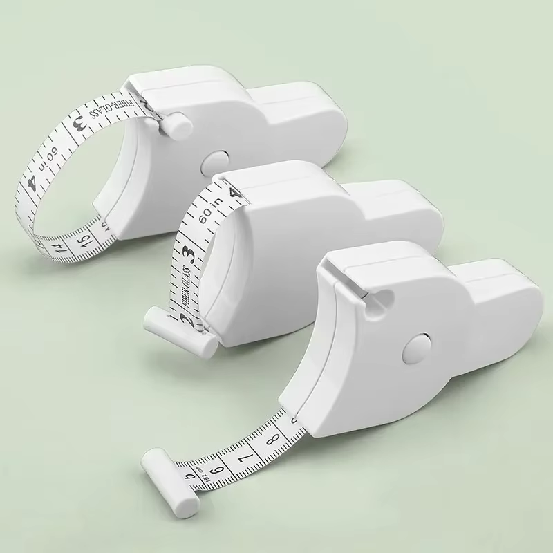Ruban à mesurer portable en pouces, mini règle souple rétractable, ruban de mesure métrique pour le corps