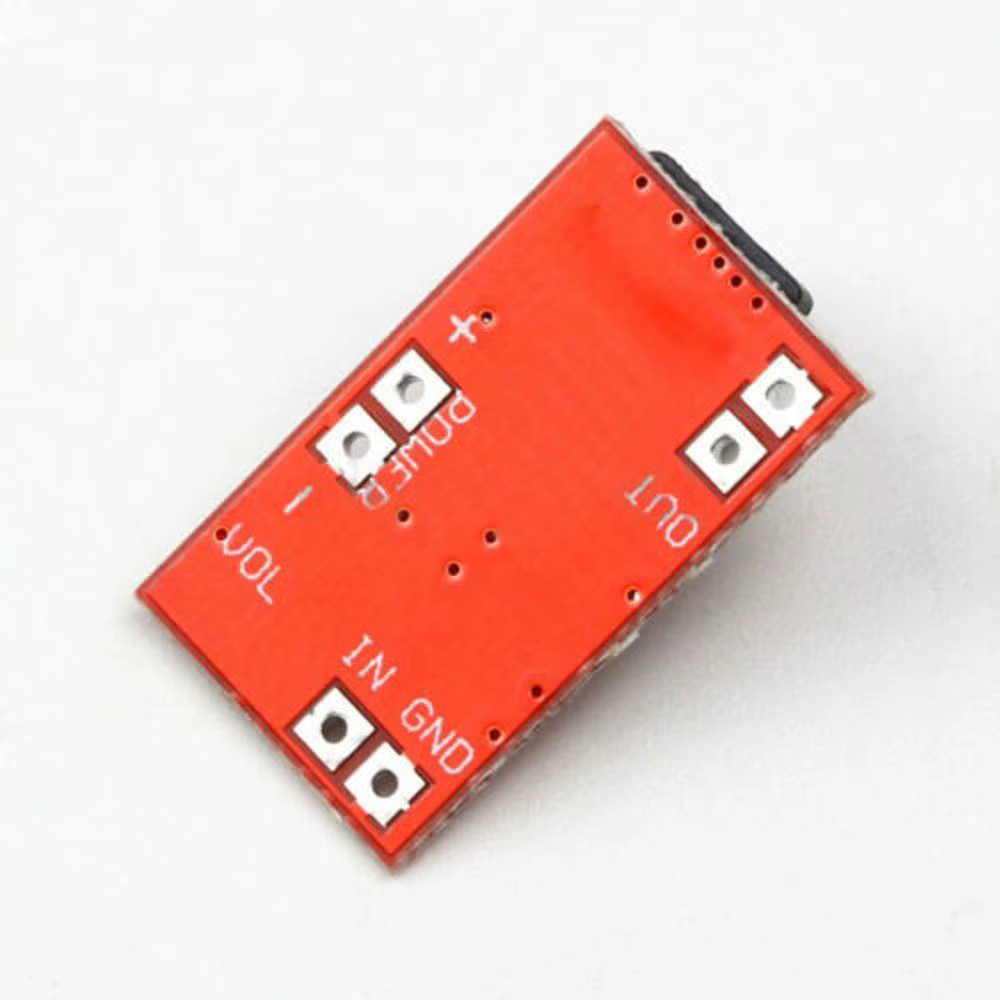 Carte amplificateur DC 5V-12V réglable et pratique pour mini microphone à condensateur électret