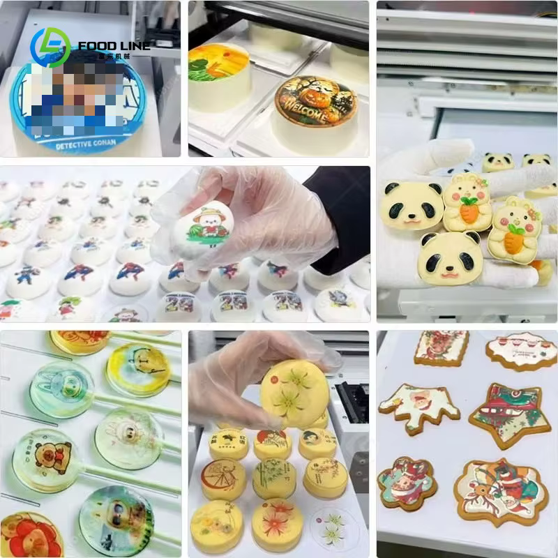 Machine d'impression alimentaire pour confiseries, macarons, chocolats, dragées, bonbons, biscuits, mini-pâtisseries – Impression personnalisée quotidienne sur mesure