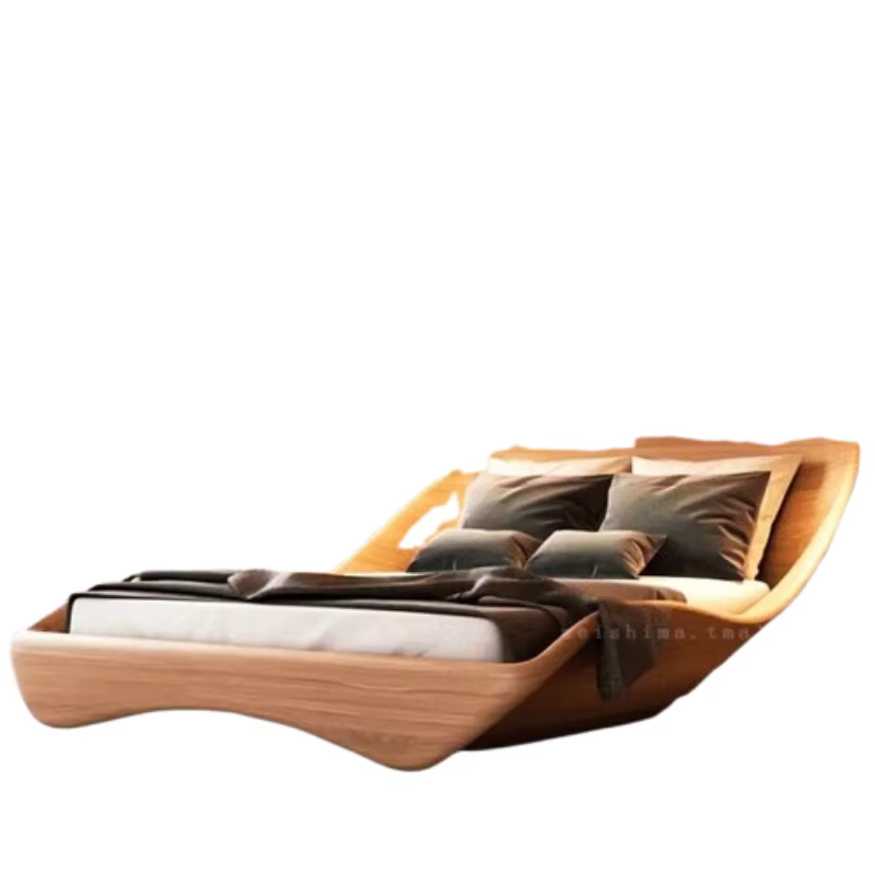 Cadres de lit modernes en bois reine européenne chambre enfants Design lit de luxe filles Cama Inteligente maison accessoires