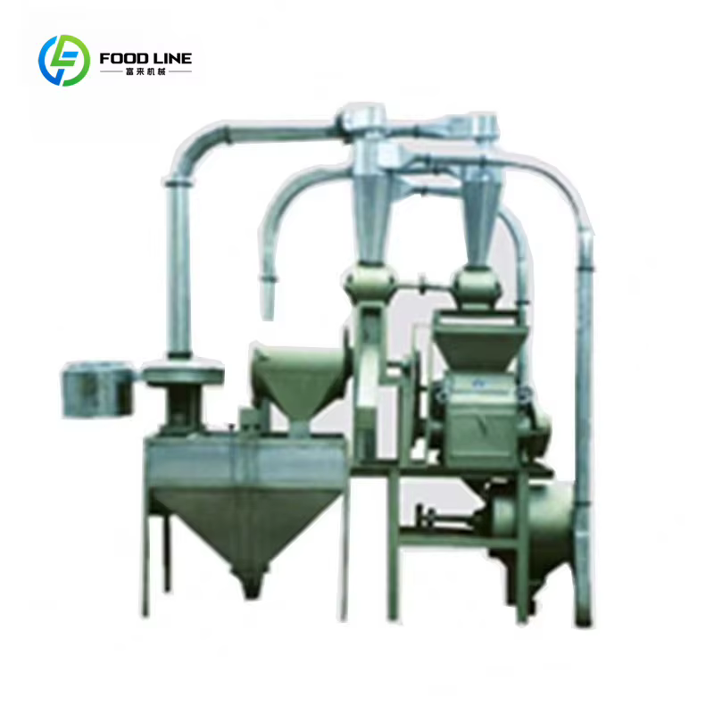 Moulin à farine de blé de type commercial et domestique, nouveau modèle, moteur, capacité 300-600 kg/h pour le broyage de céréales, maïs, blé et la production de farine en poudre