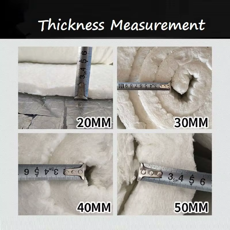 1650 ℃ Couverture en Fiber de céramique, roulement en Zirconium résistant aux hautes températures, coton isolant résistant au feu, utilisé dans l'industrie