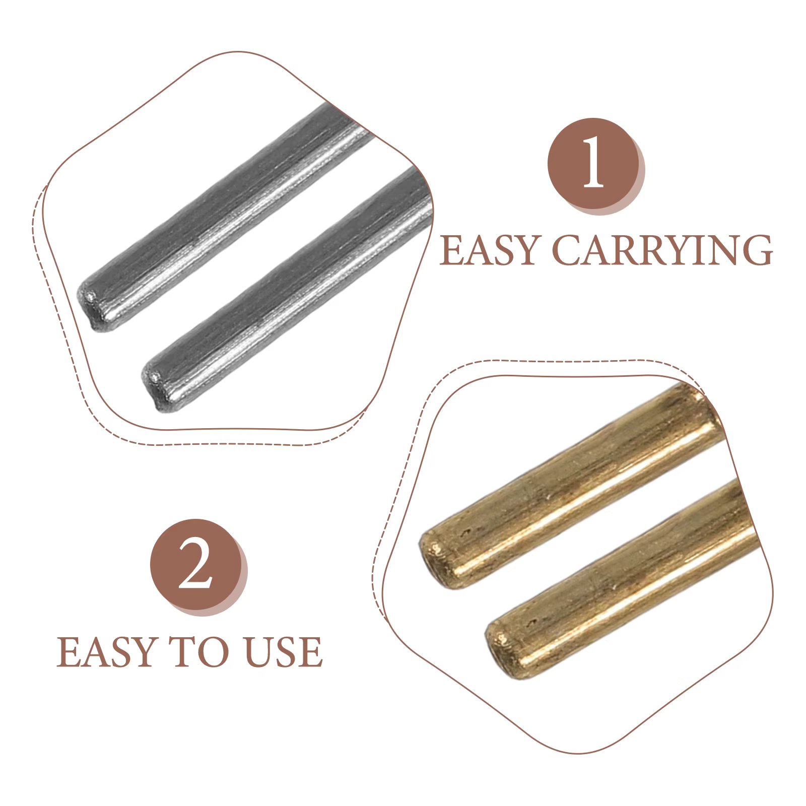 Kit de Rivets de cadre de parapluie, 16 pièces, accessoires de Cage nervurée pour parapluies, pièces de rechange, accessoire d'assemblage en alliage, petit