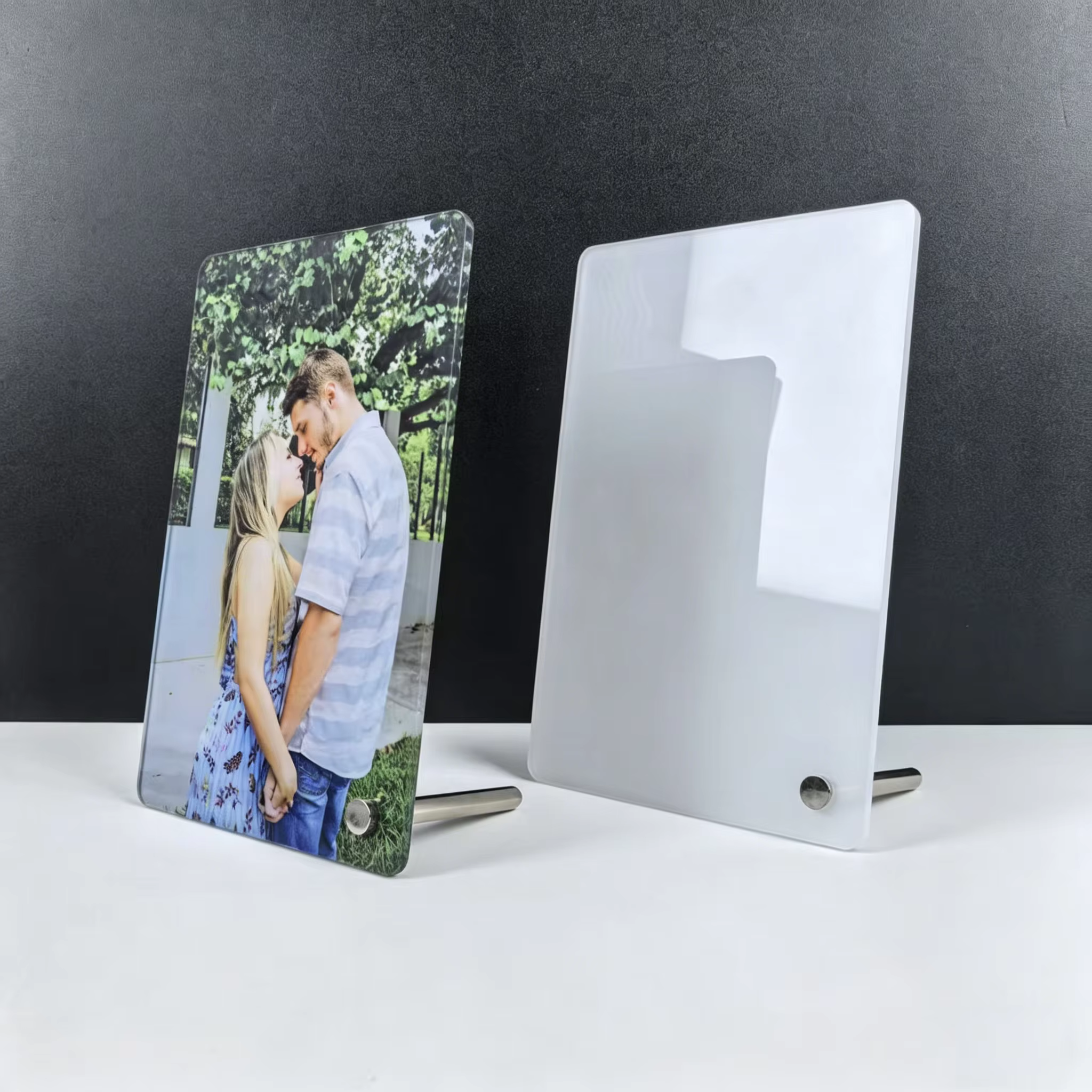 10 cadres photo vierges en acrylique pour sublimation, 10x15cm, pour mariage, maison, bureau, hôtel, décoration de fête