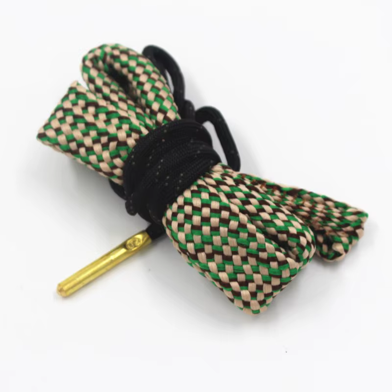 Corde de nettoyage d'alésage de pistolet de chasse. 22 Cal.223 Cal.38 Cal & 5.56mm 7.62mm 12GA, Kit de brosse de nettoyage de fusil, outil, baril de jauge, corde