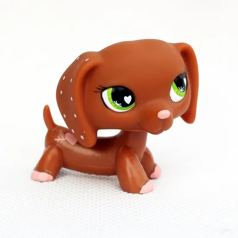 Supports de jouets pour animaux de compagnie rares, cheveux courts, chaton, chien, teckel, Collie épagneul, Great Dane, jouet Original à tête Bobble lps