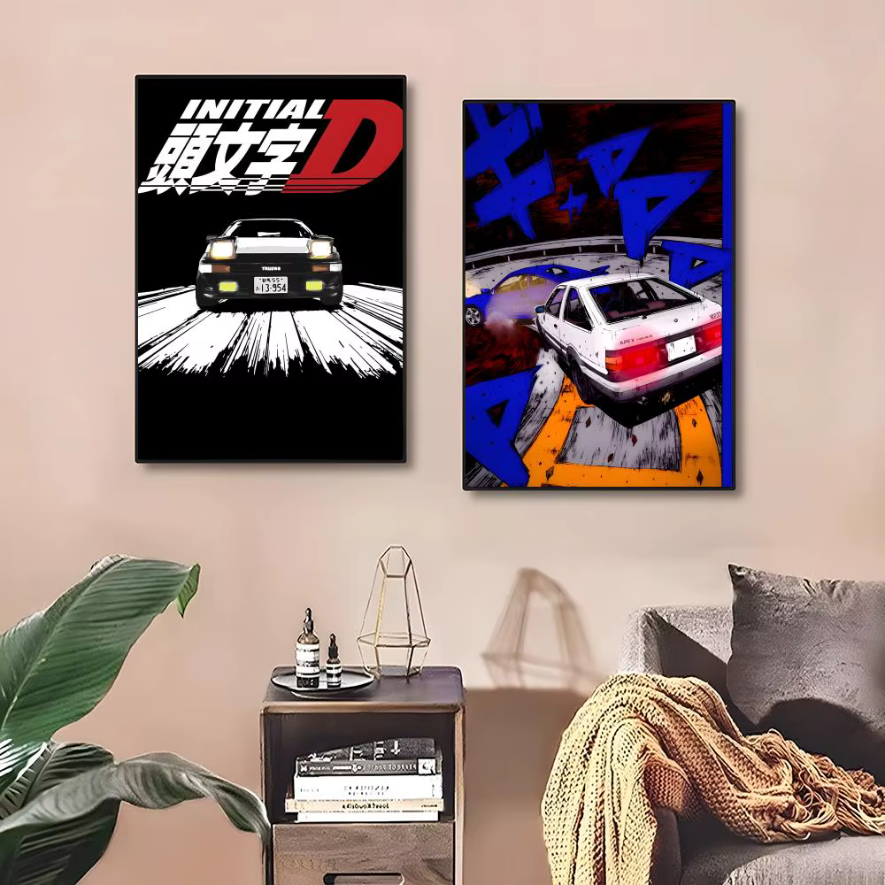 Affiches classiques et impressions d'art mural adaptées aux salons, chambres à coucher, bars et décoration intérieure. I-Initial D