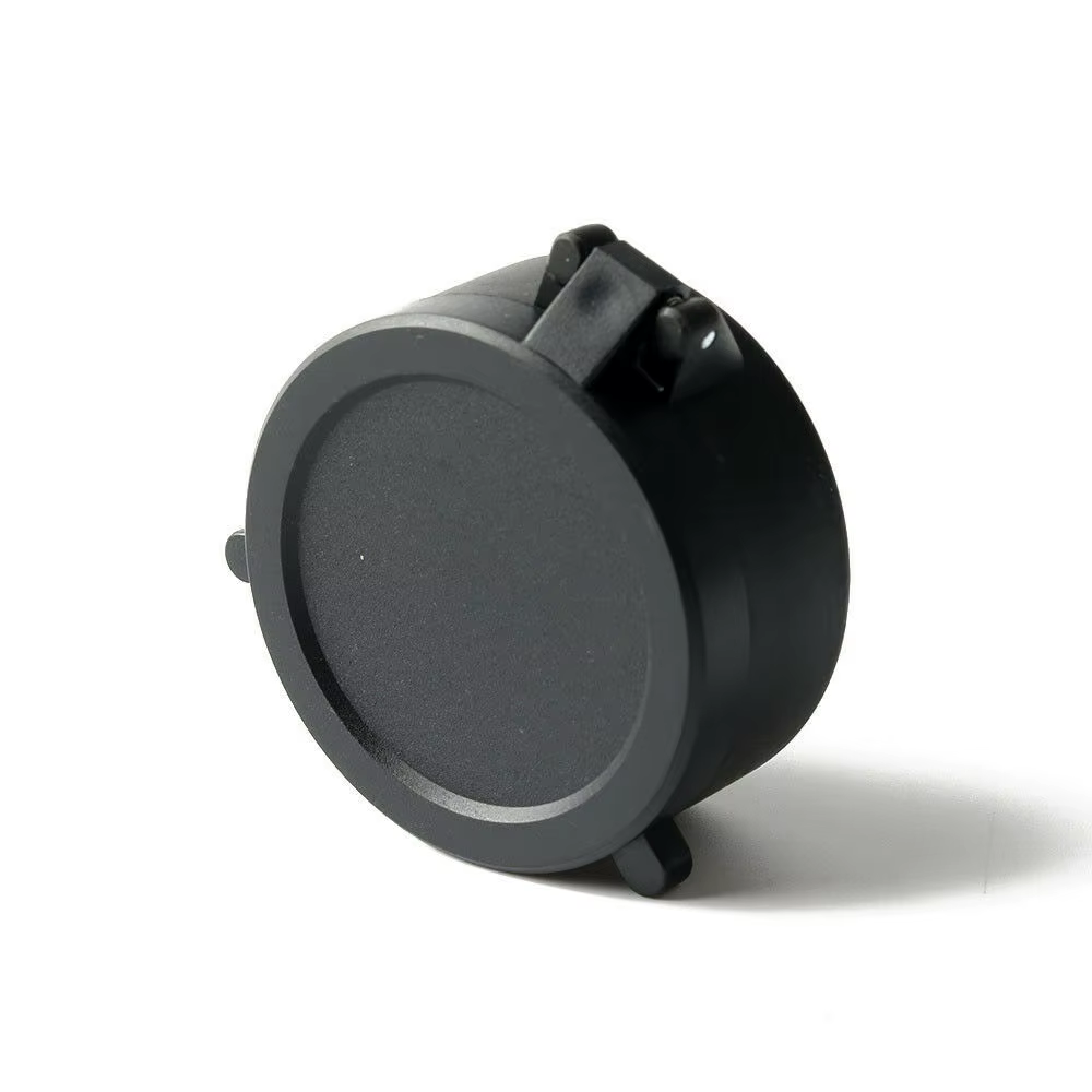Couvercle d'objectif de portée de fusil de chasse, capuchon de protection contre la poussière à ouverture rapide pour jumelles de calibre 25-64MM, accessoires de chasse