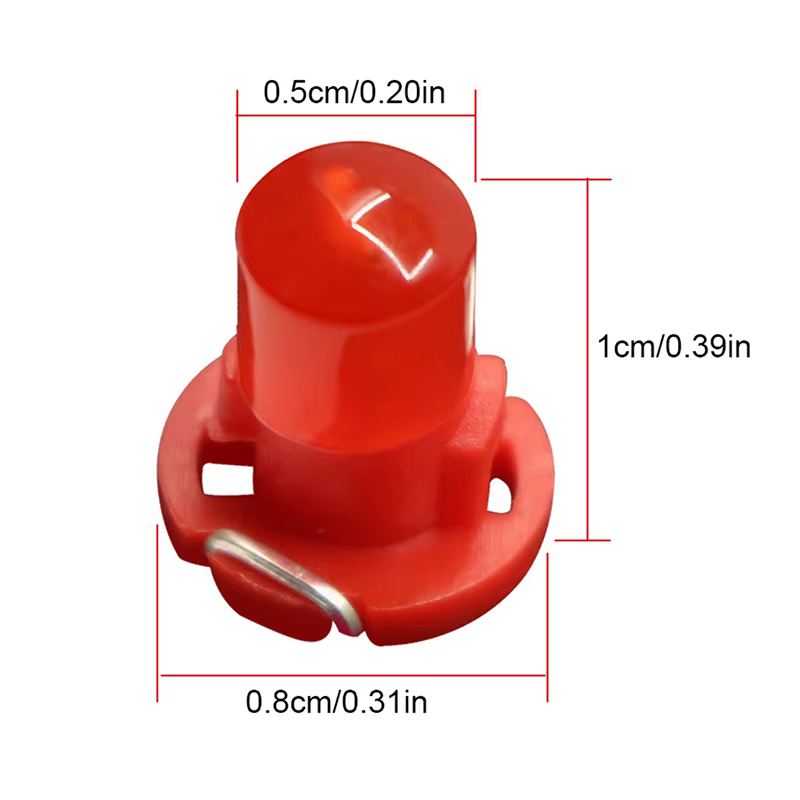 Ampoule de panneau lumineux de tableau de bord T3, 10 pièces, COB 1SMD, lampe de tableau de bord pour Instrument LED, accessoires d'intérieur de voiture