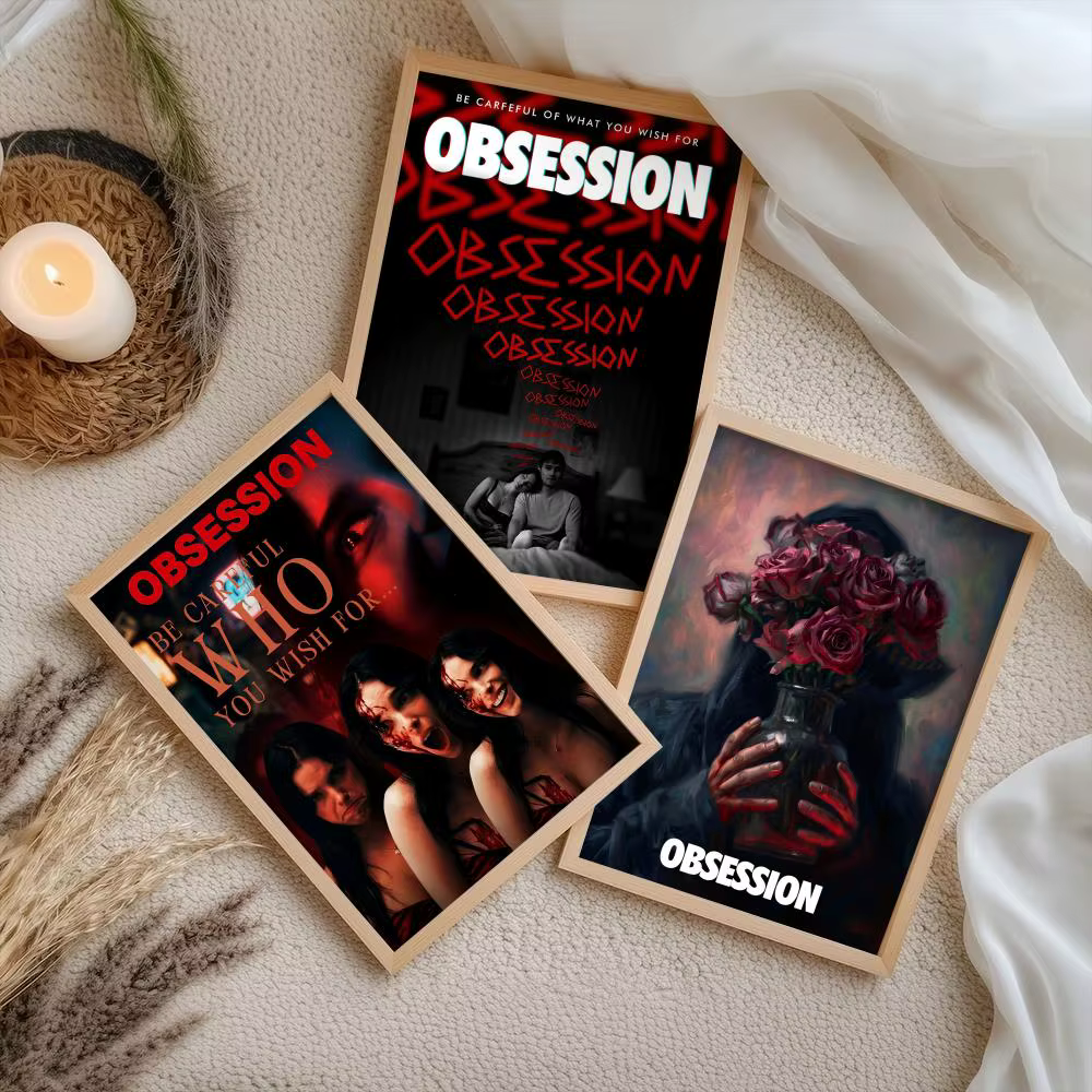 Affiche sur toile de film O-Obsession, peinture et calligraphie, décoration murale HD pour chambre à coucher, salon, décoration intérieure, cadeau