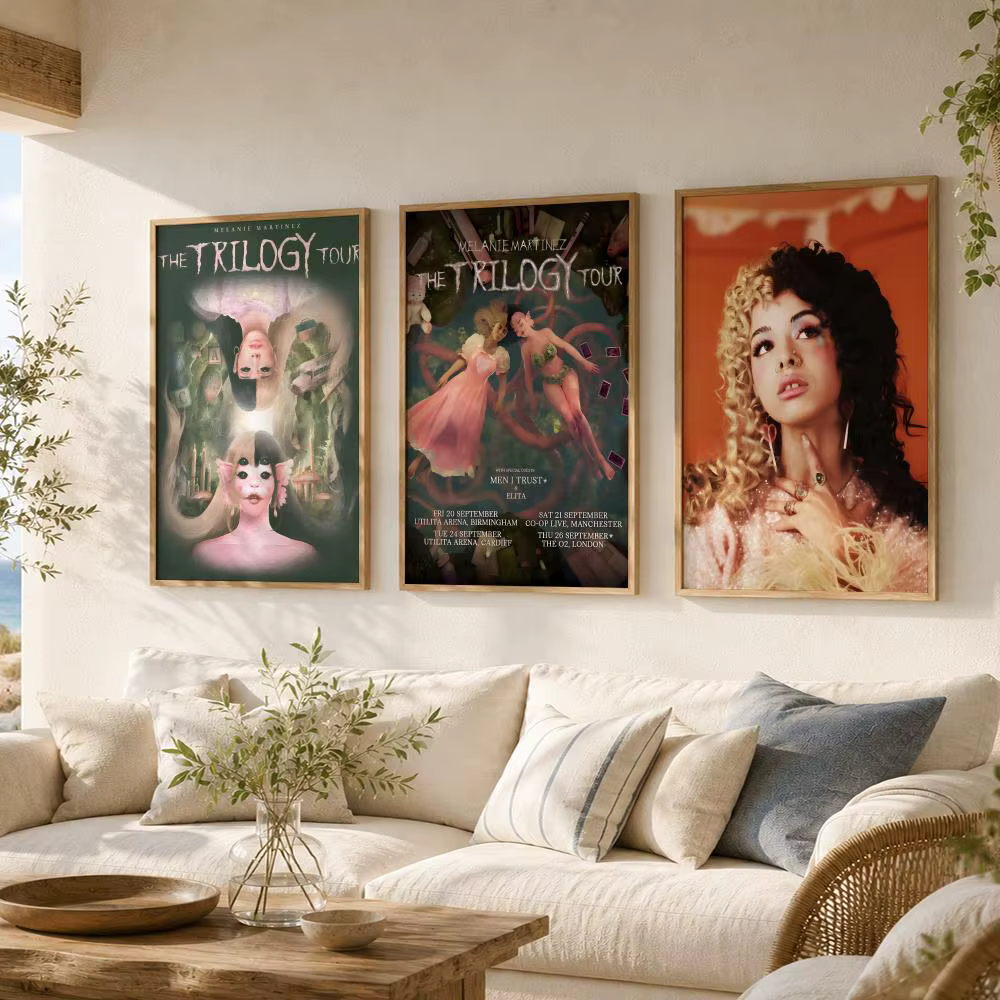 Peinture murale sur toile de haute qualité, sans plis, pour l'intérieur du salon et de la chambre à coucher, Singer M-Melanie Martinez