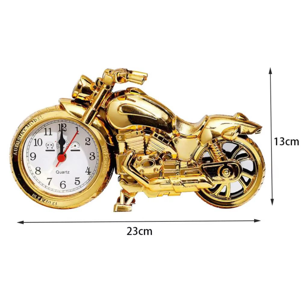 Réveil de moto polyvalent, ornement de moto, horloge numérique arabe créative, simplicité moderne