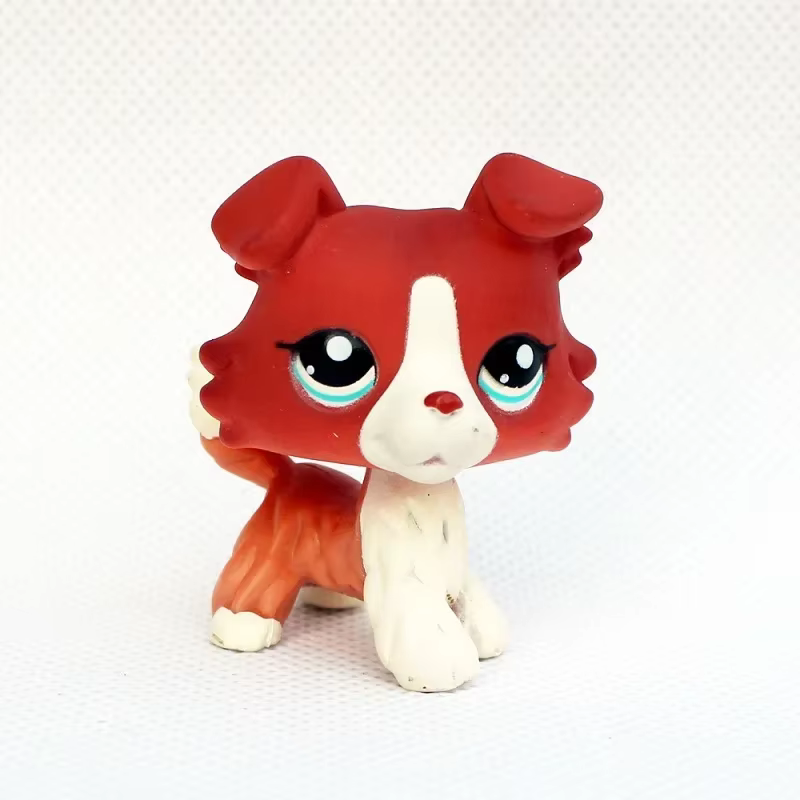 Supports de jouets pour animaux de compagnie rares, cheveux courts, chaton, chien, teckel, Collie épagneul, Great Dane, jouet Original à tête Bobble lps