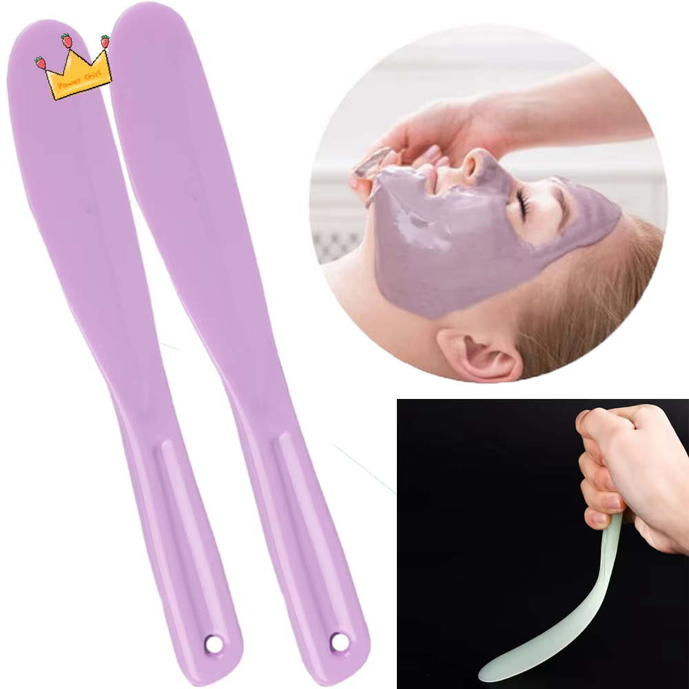 Bâton applicateur de maquillage, outil de masque DIY, cuillère de beauté, spatule cosmétique, bâton de crème pour les yeux, bâton de masque en silicone, cuillère à mélanger les masques