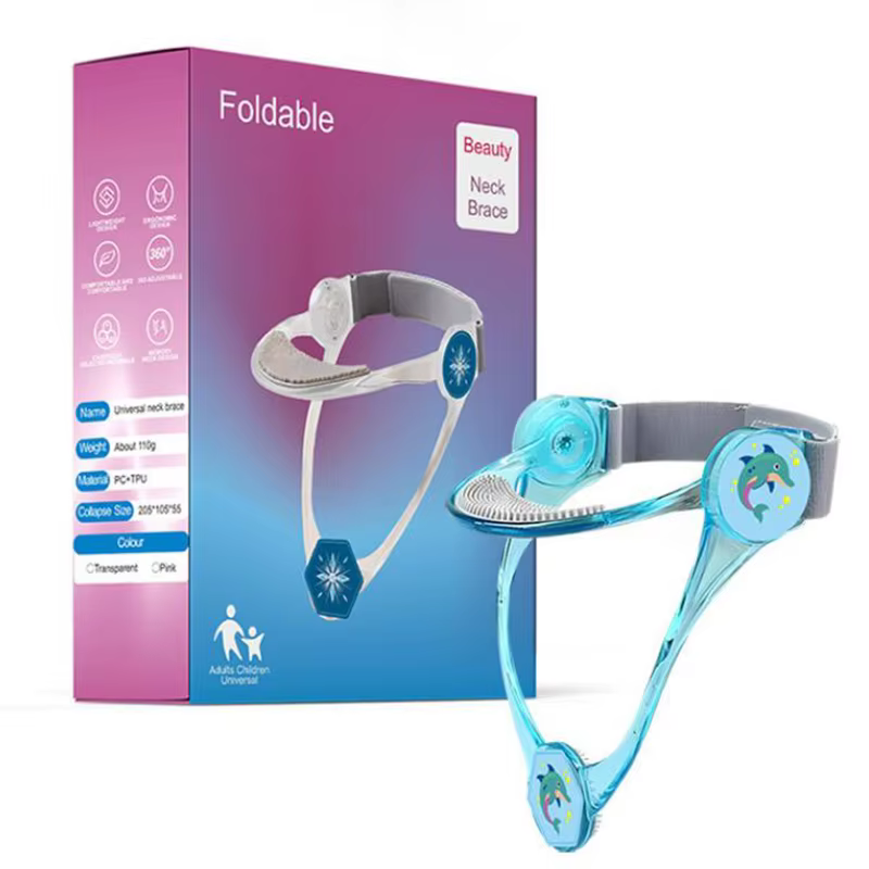 Dispositif de Traction cervicale, Support de cou réglable, bretelles décompressées, Correction de Posture de la colonne vertébrale, prévention de la douleur, empêche la tête, faible Double menton