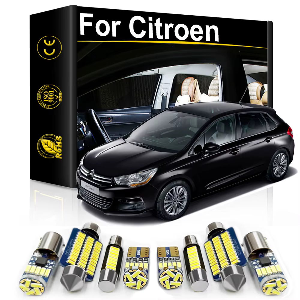 Pour citroën C4 Picasso 1 2 Cactus coupé C5 Aircross C1 C2 C3 C6 C8 Berlingo accessoires intérieur de voiture lumière LED Canbus pièces d'auto