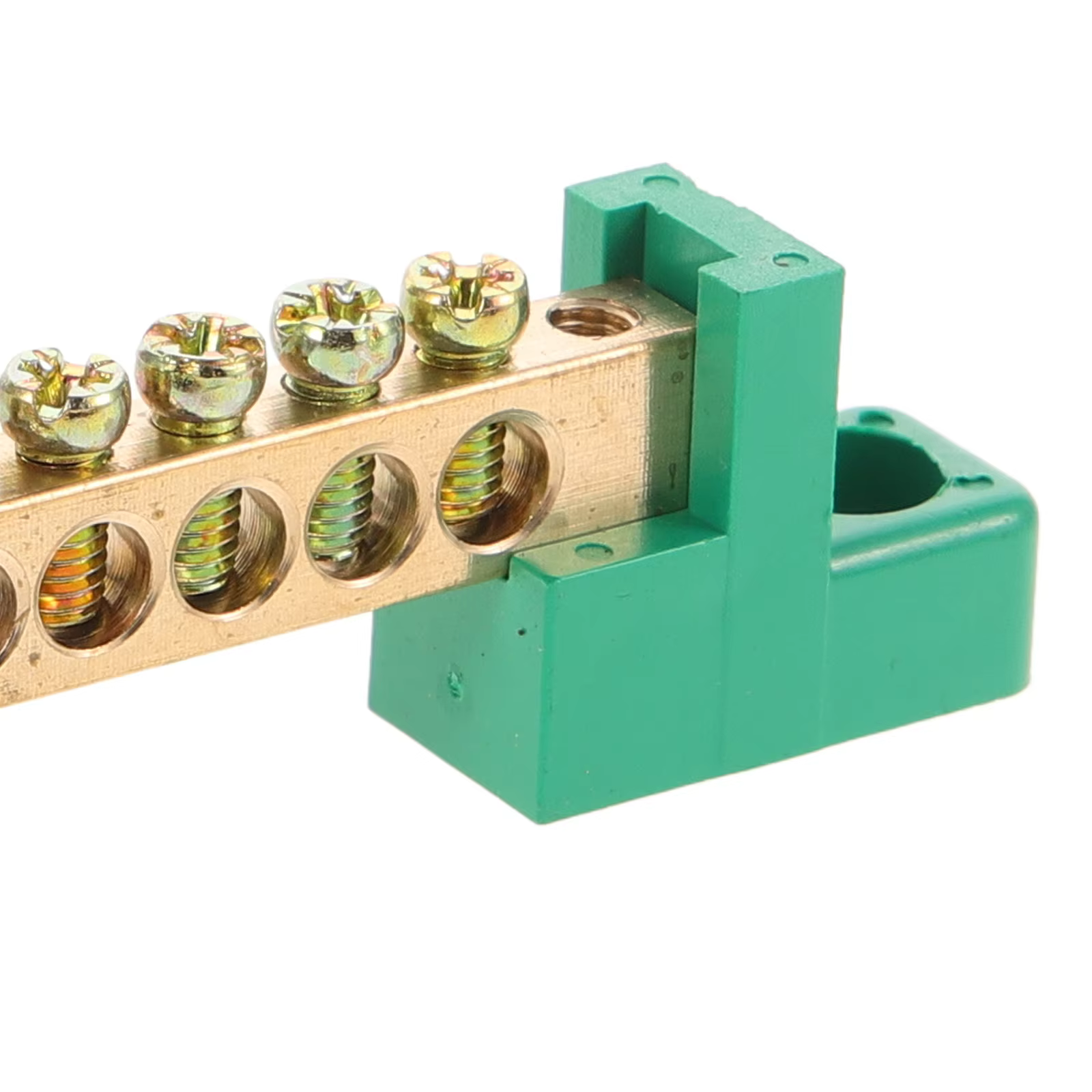 2 pièces bornier barre de terre tige barres de mise à la terre électriques boîte de Distribution Kit en cuivre bornier 6 positions Bus pour panneau
