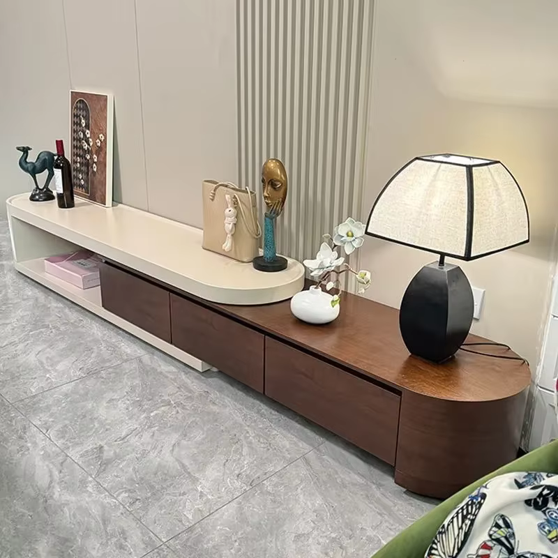 Affichage Unique Table basse ensemble multifonction plancher latéral Table basse rangement Design Mesa Centro Salon maison accessoires