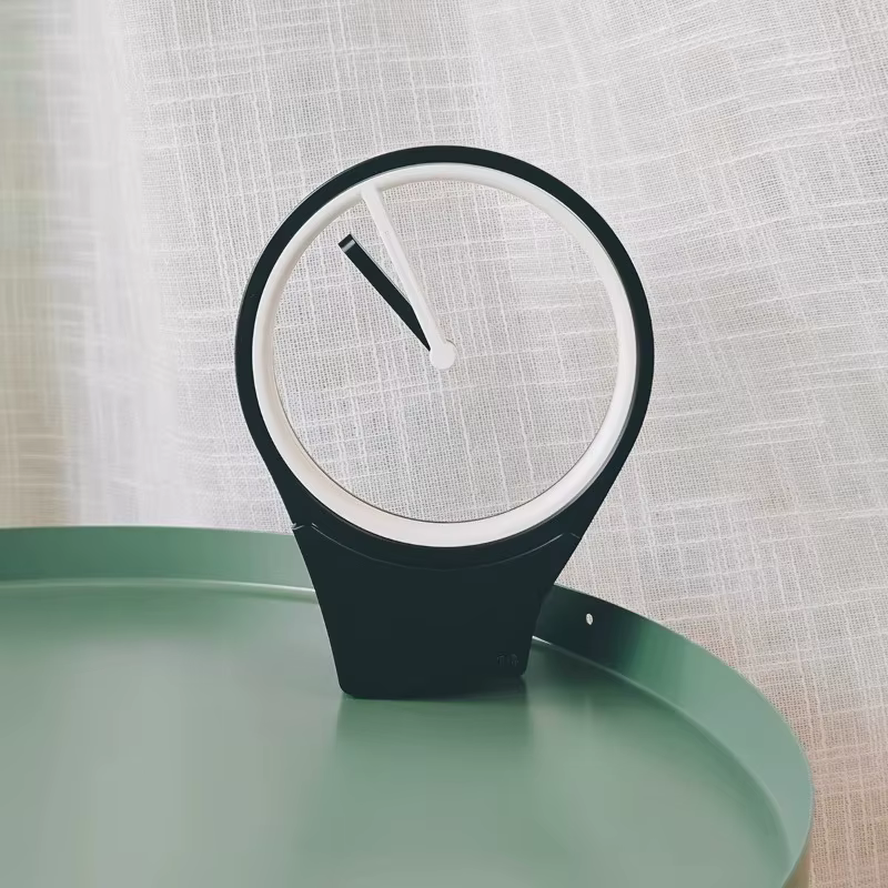 Horloge Flottante Gravitationnelle Sans Cadran, Tendance, Simple, Atmosphérique, Ornement de Bureau Technologique Noir