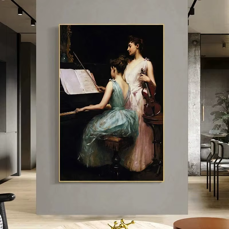Tableaux sur toile de femmes de la Renaissance, femmes temperamentales, affiches rétro victoriennes, décorations murales, images d'art pour la maison