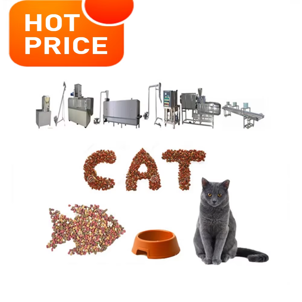 Extrudeuse de granulateur de chat de chien de Kibble de Support professionnel Direct d'usine faisant la ligne de Production de nourriture d'animal familier de Machine