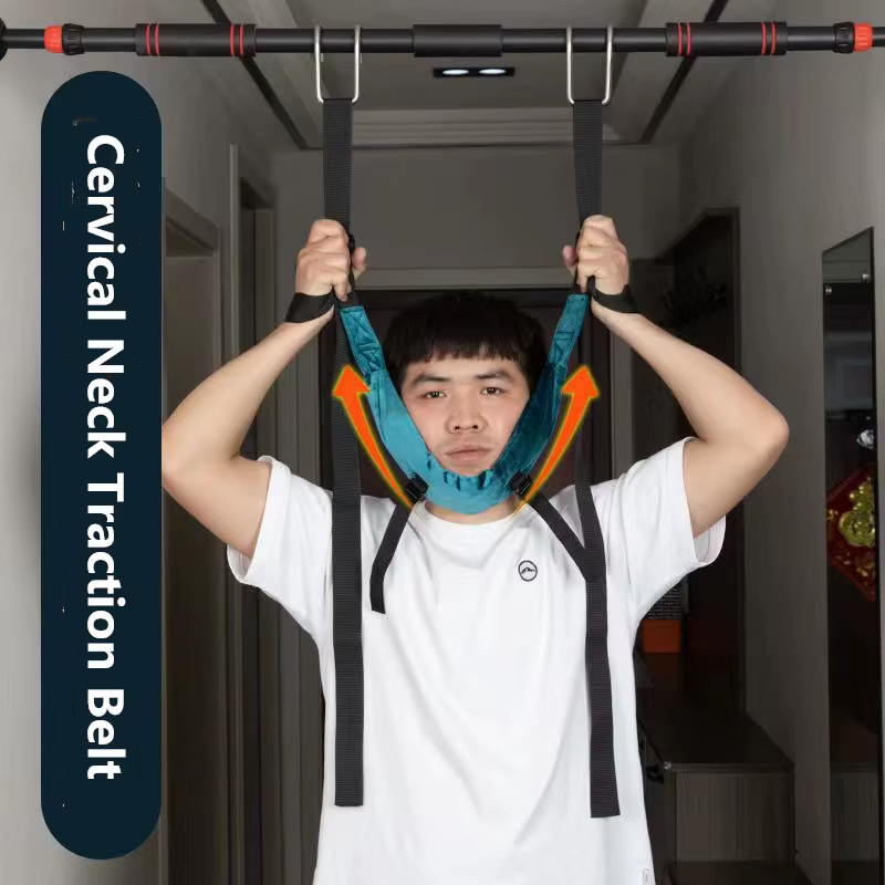 Ceinture de Traction cervicale suspendue, étirement du cou, dispositif de traitement de l'espondylose cervicale, cadre de Traction pour orthèse de la colonne cervicale