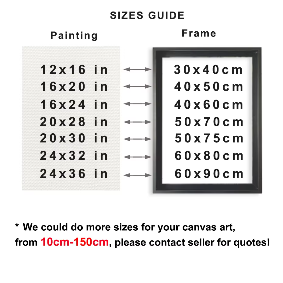 Cadre métallique en alliage d'aluminium, noir, or, couleur bois, couleur bois foncé, toile, peinture à l'huile décorative moderne, cadre photo sur toile