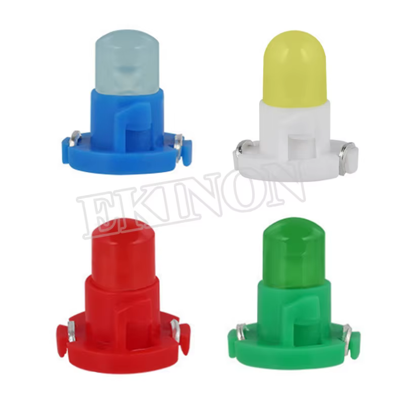50pcs T3 T4.2 T4.7 COB tableau de bord de voiture indicateur Instrument ampoules Auto intérieur lampe blanc rouge bleu vert rose jaune DC12V