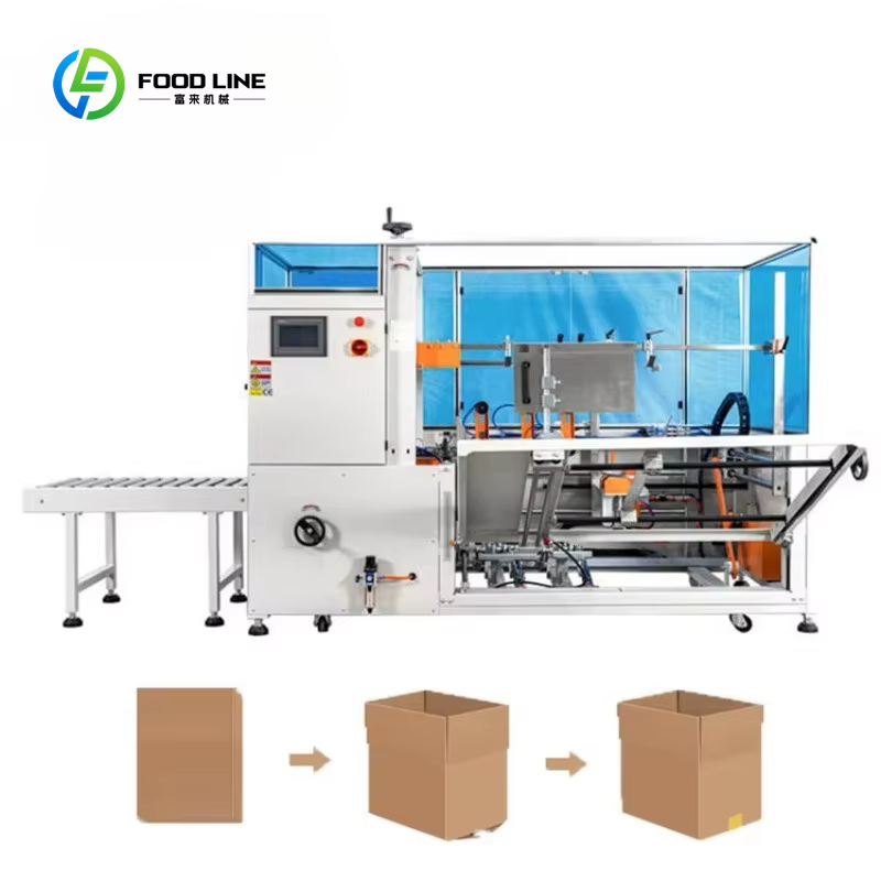 Machine d'ouverture de cartons sur mesure, érecteur de boîtes, machine de formage et de pliage de carton