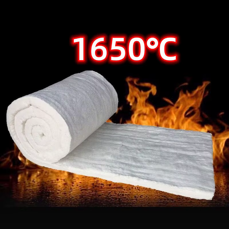 1650 ℃ Couverture en Fiber de céramique, roulement en Zirconium résistant aux hautes températures, coton isolant résistant au feu, utilisé dans l'industrie