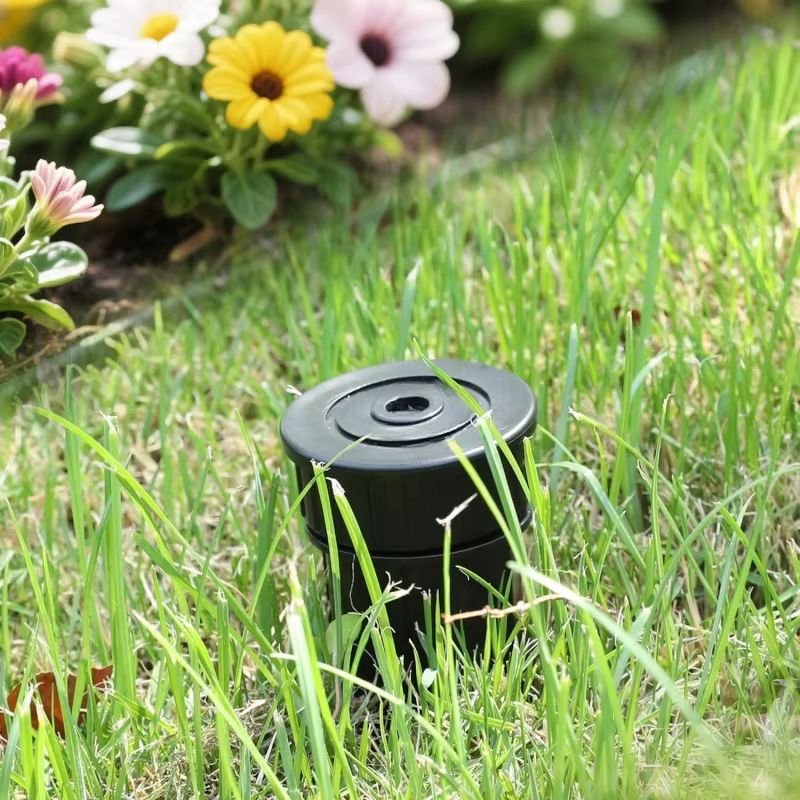 Cacher les clés de rechange arroseur de jardin coffre-fort caché compartiment de rangement cacher les clés anneau d'argent pour boîte à clés de rechange de jardin extérieur